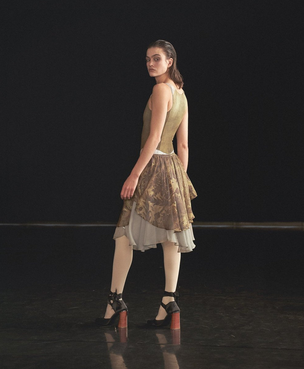 Long Pannier Skirt