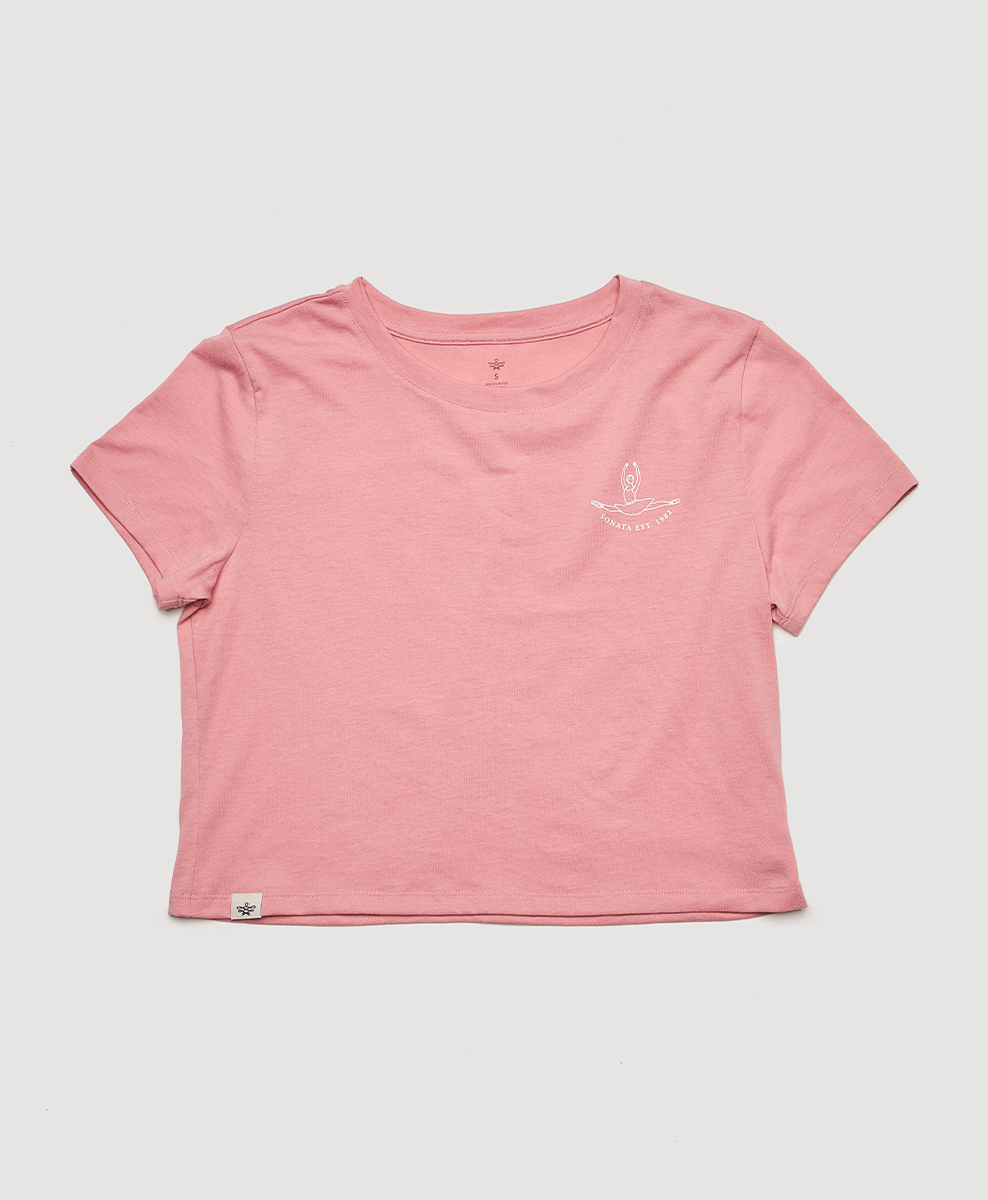 Dancer Short Sleeve Crop Tee (Kids)