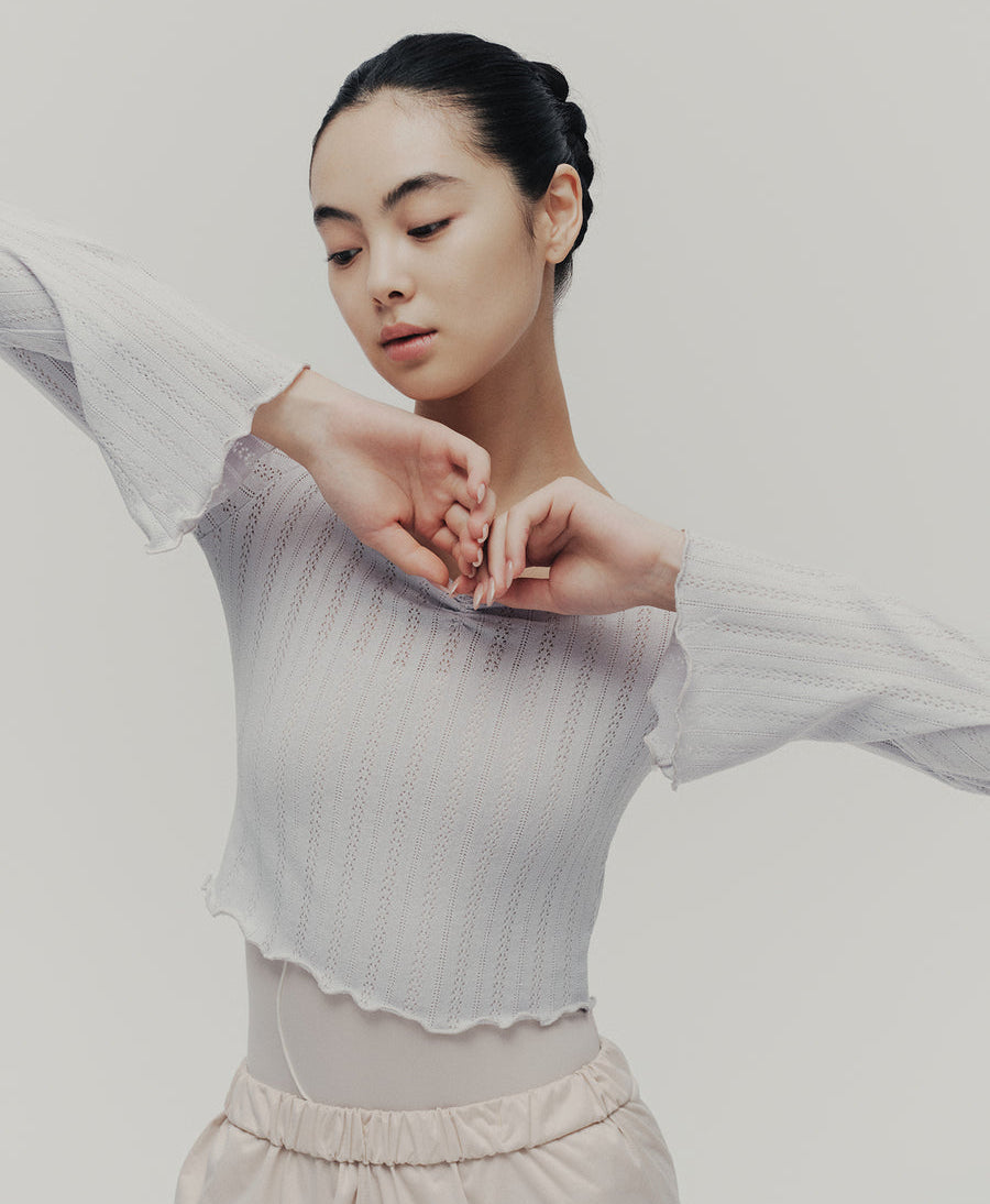 Typha Off-Shoulder Top with Flared Sleeves