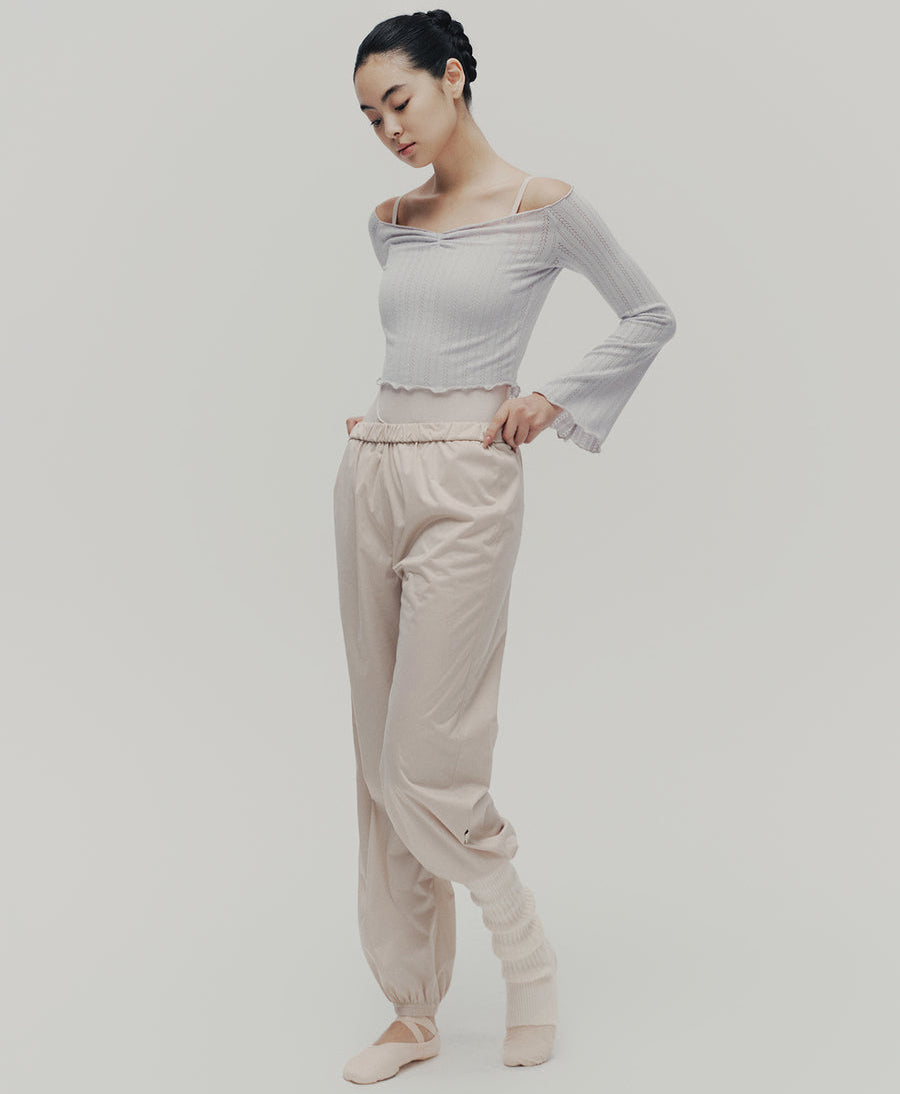 Typha Off-Shoulder Top with Flared Sleeves