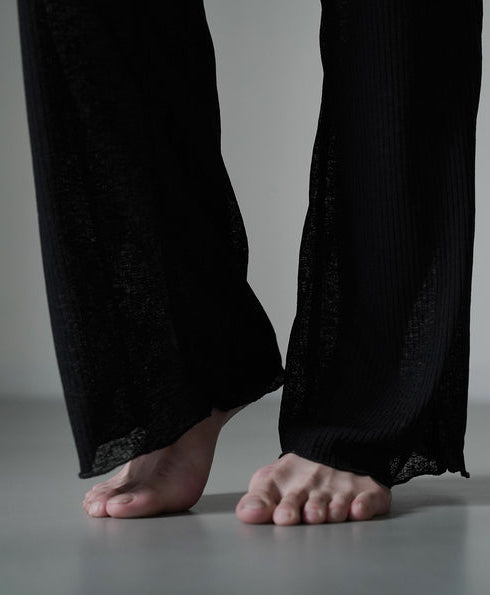 Typha Sheer Drape with Ribbed Bamboo Fabric