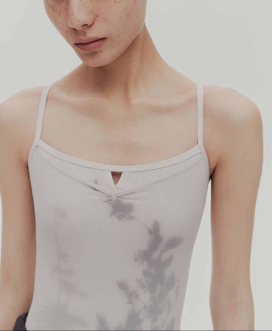 Typha Tree Shadow Print Leotard