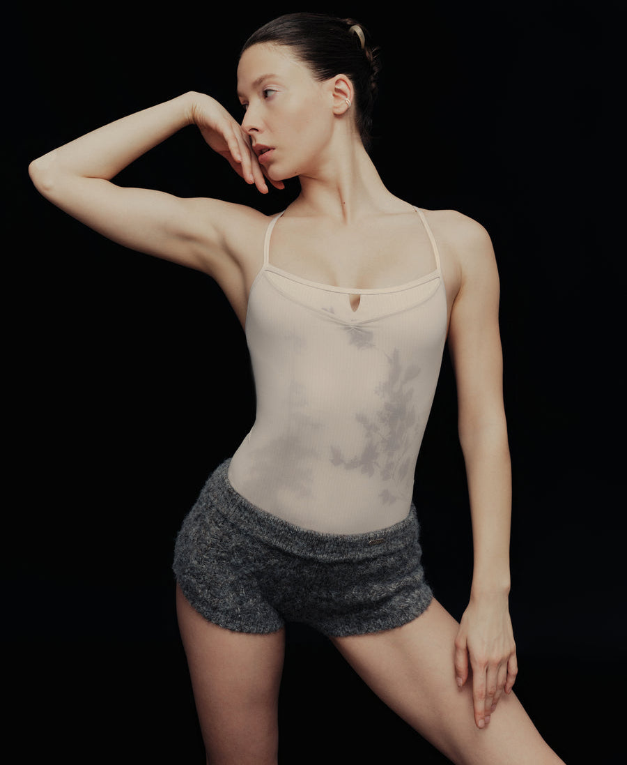 Typha Tree Shadow Print Leotard