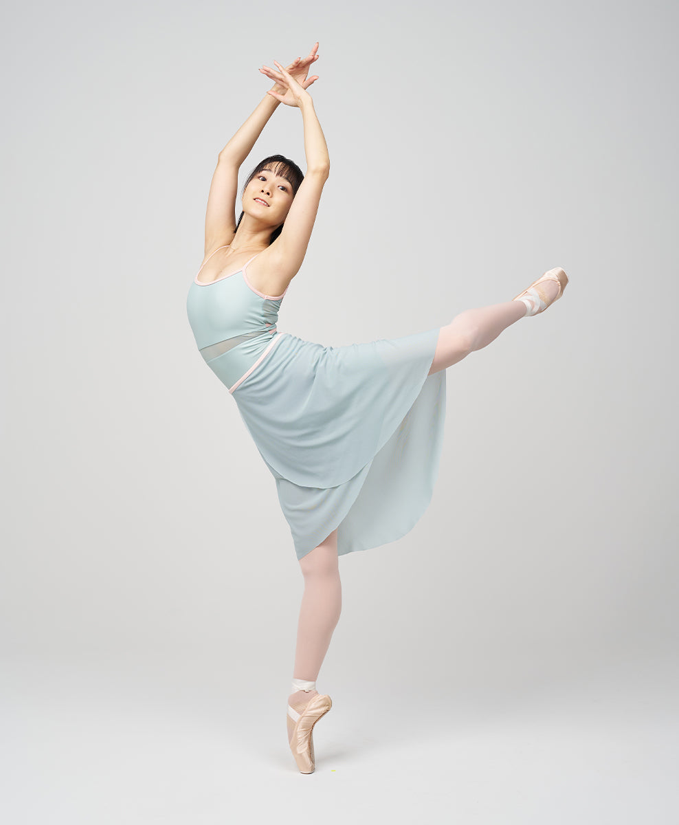 Long Flatter Wrap Skirt - Sage