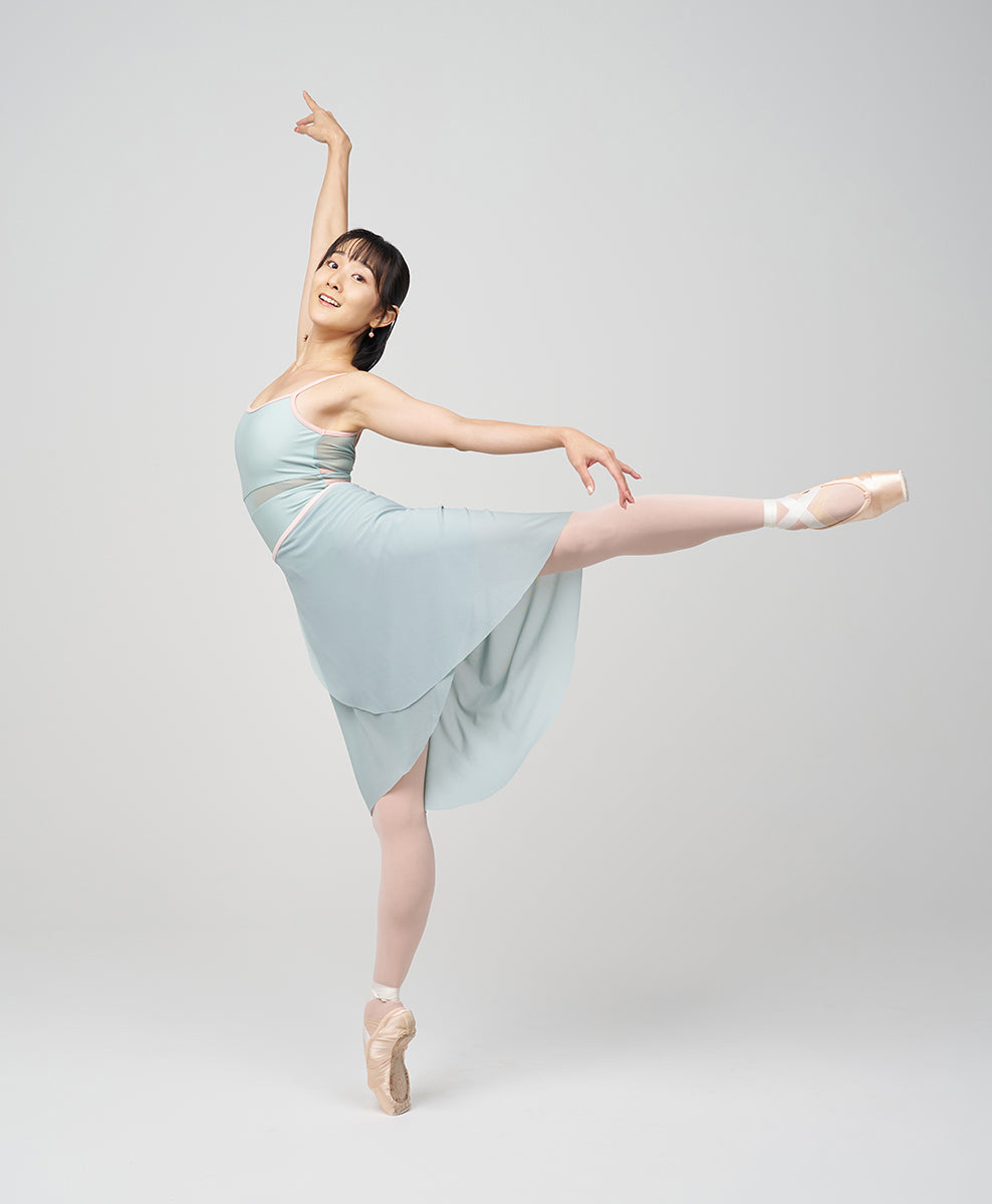 Long Flatter Wrap Skirt - Sage