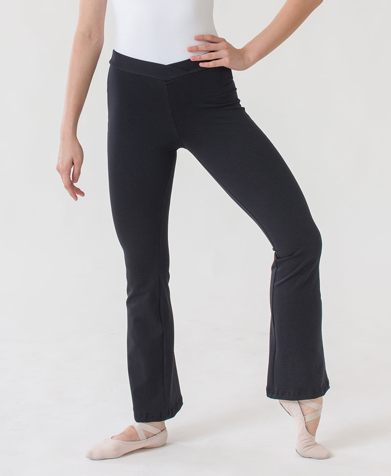 Flare Cut Jazz Pants - V Waist