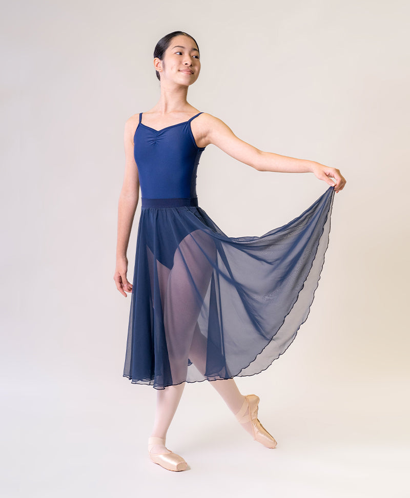 Long Circular Chiffon Skirt