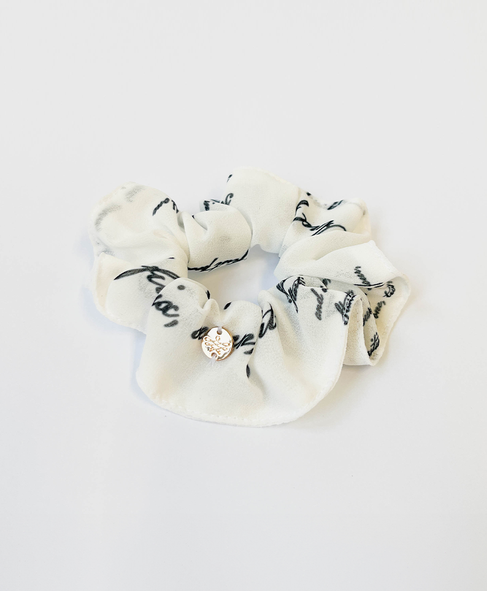 The Ballet Manuscript Scrunchie