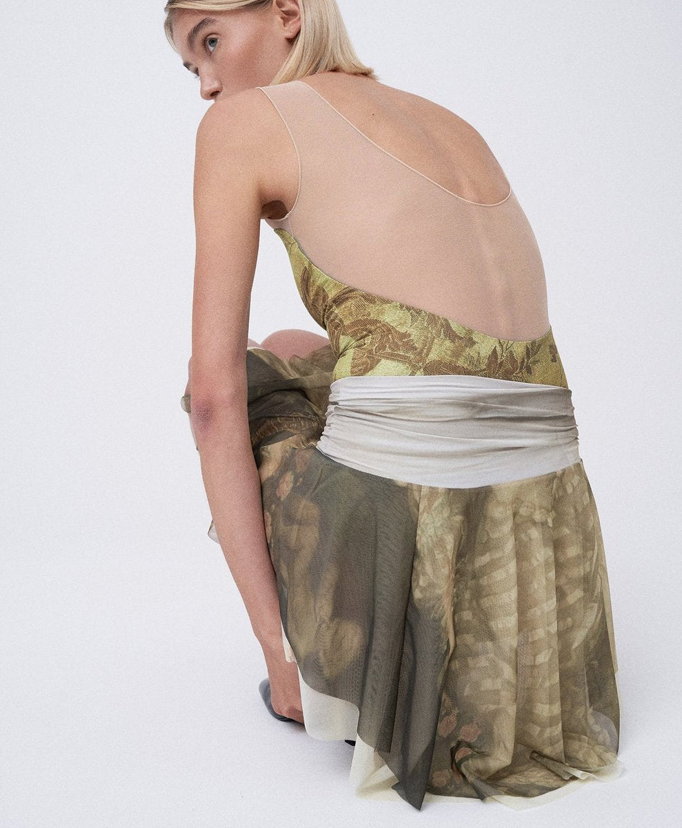 Mesh Circle Skirt