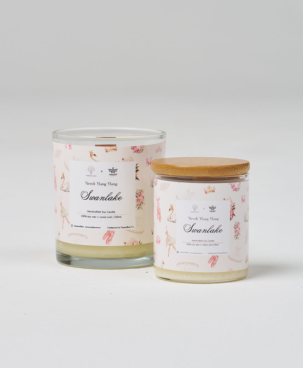 Paperwillows X Sonata Candle - Swan Lake (90ml)