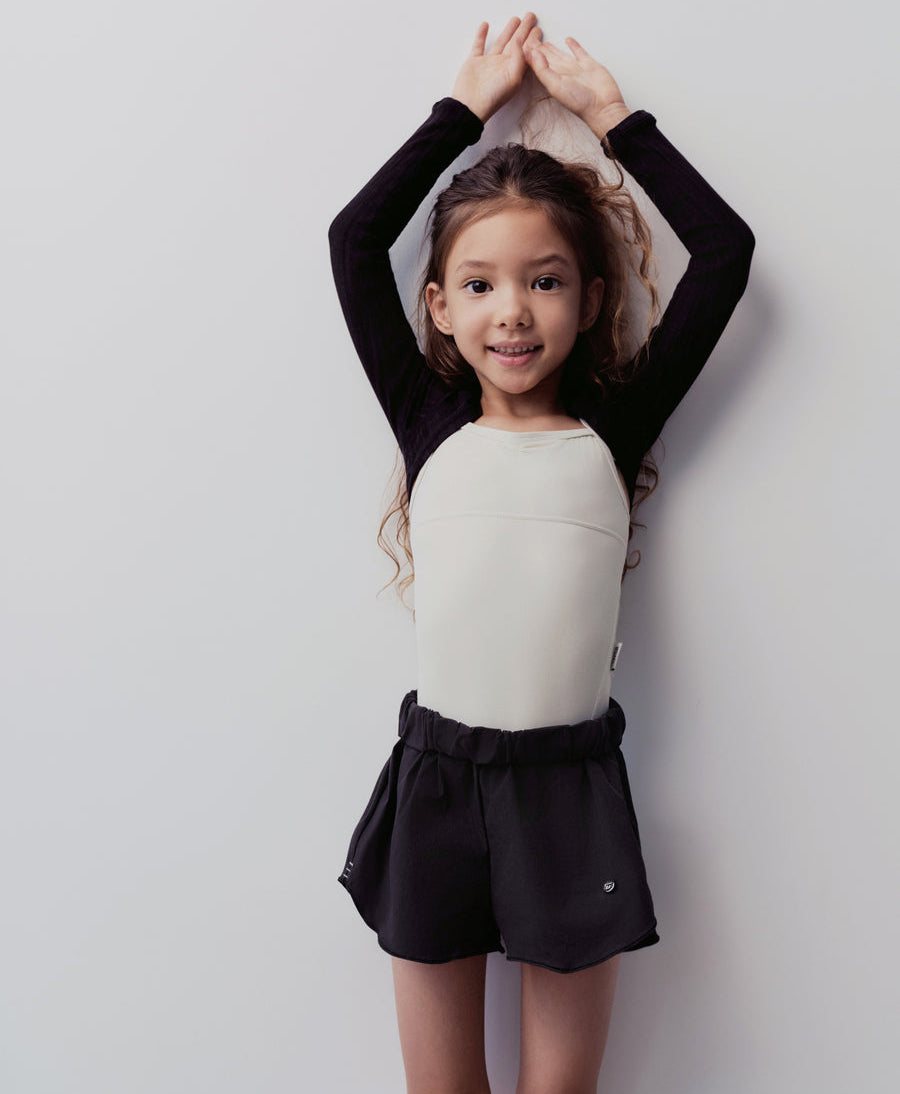 Typha Kids Long Sleeve Textured Stripe Shrug