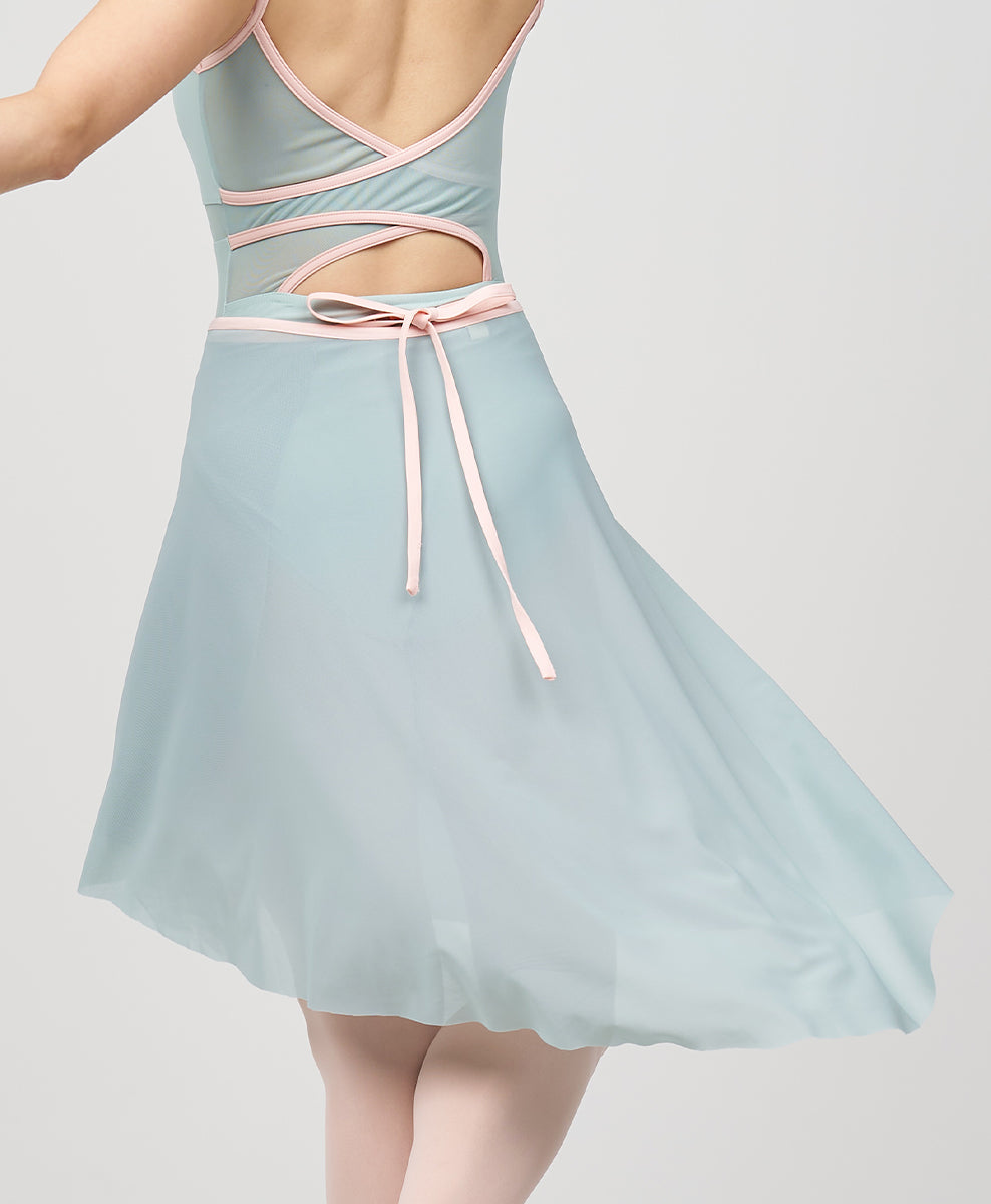 Long Flatter Wrap Skirt - Sage