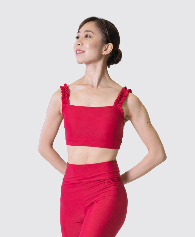 Ruffles Chaîné Bra