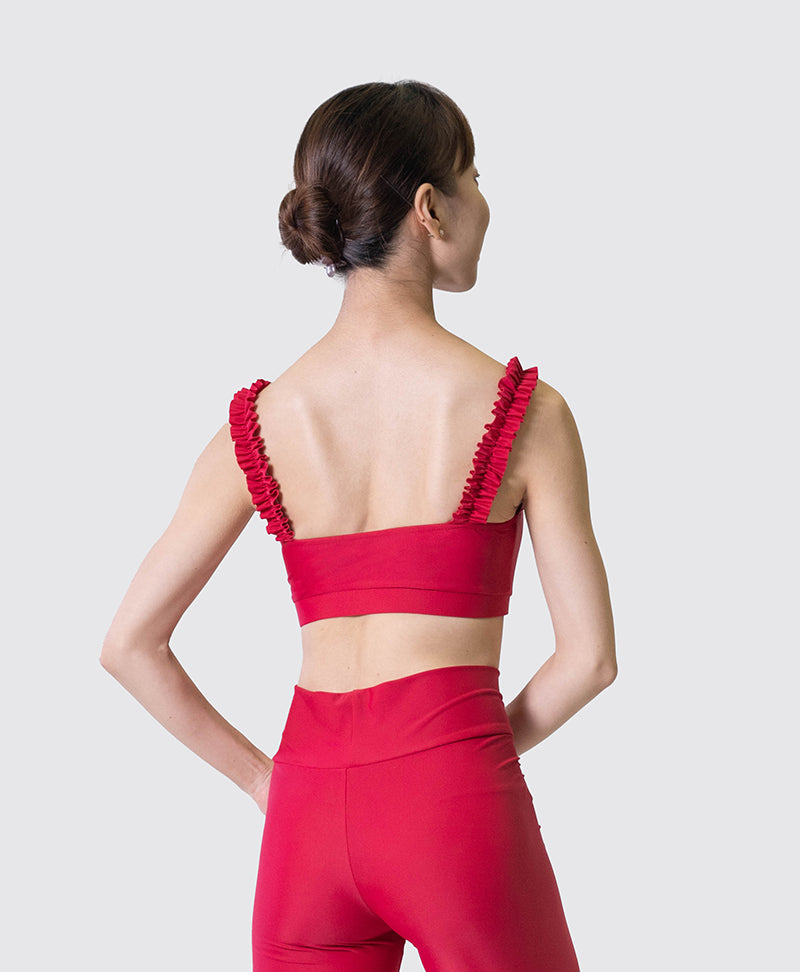 Ruffles Chaîné Bra